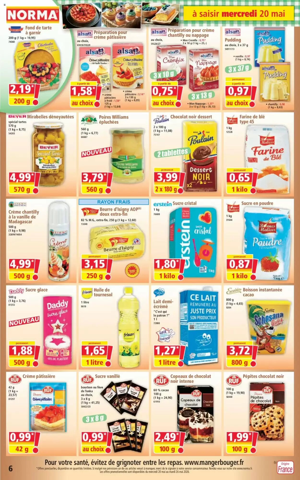 Prospectus promotionnel Norma valable à partir du 20/05/2026 - Page 6.