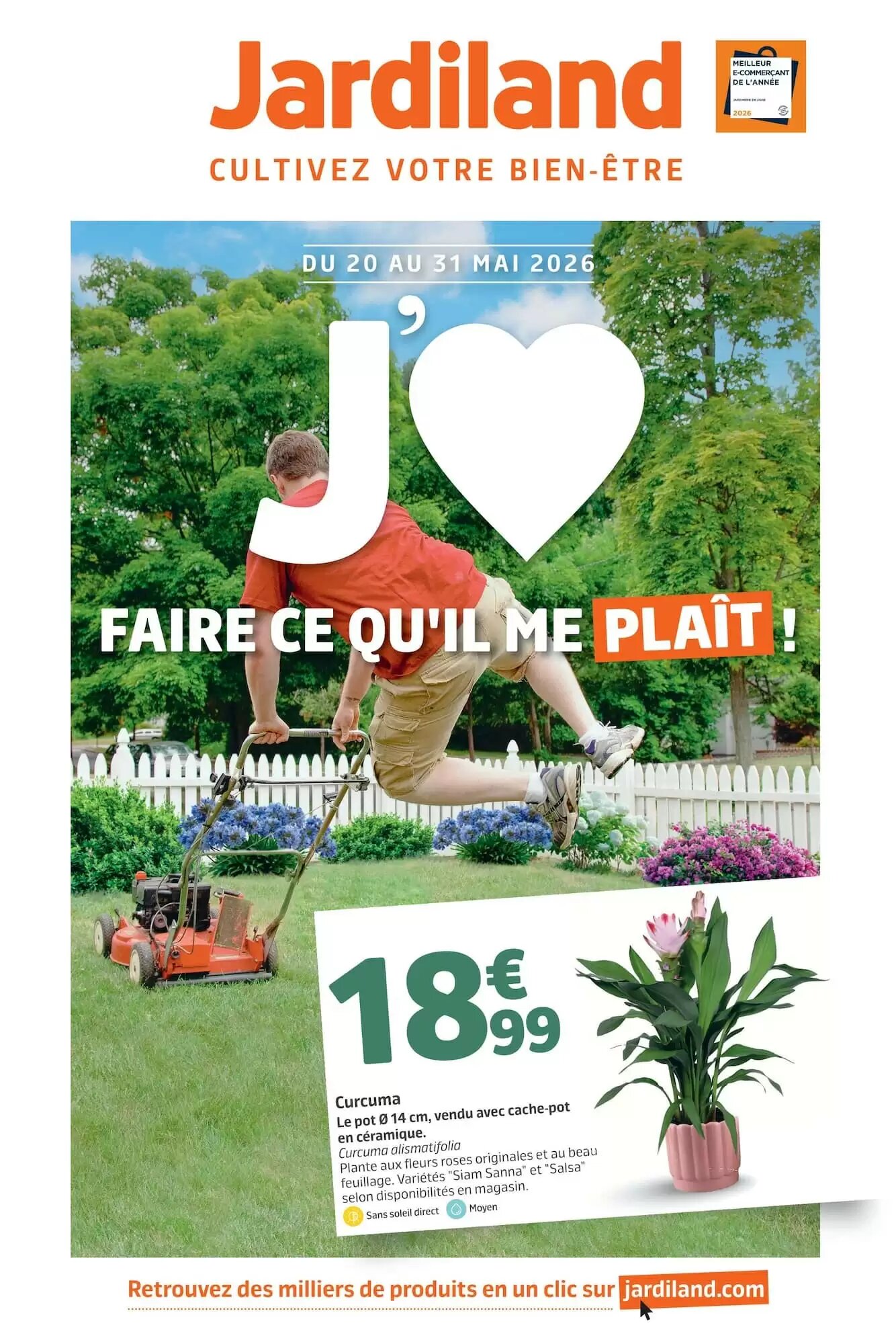 Prospectus promotionnel Jardiland valable à partir du 20/05/2026 - Page 1.