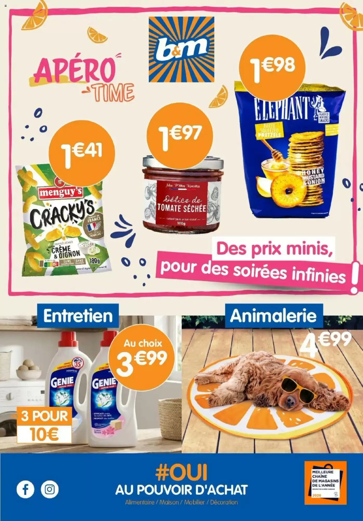 Prospectus promotionnel b&m valable à partir du 20/05/2026 - Page 1.