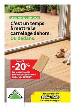 Prospectus promotionnel Leroy Merlin valable à partir du 20/05/2026