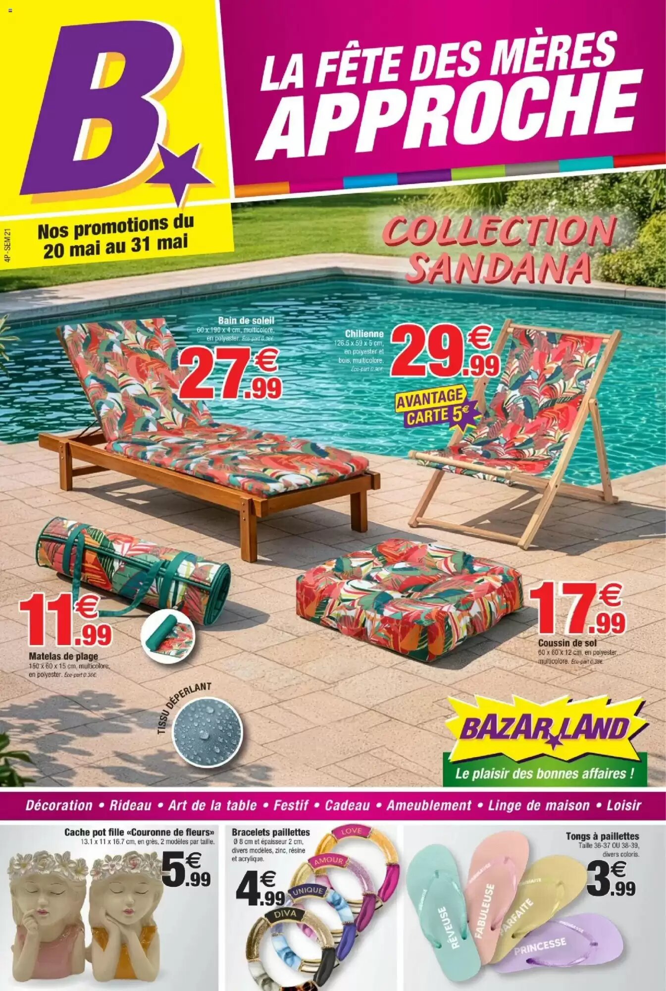 Prospectus promotionnel Bazarland valable à partir du 20/05/2026 - Page 1.