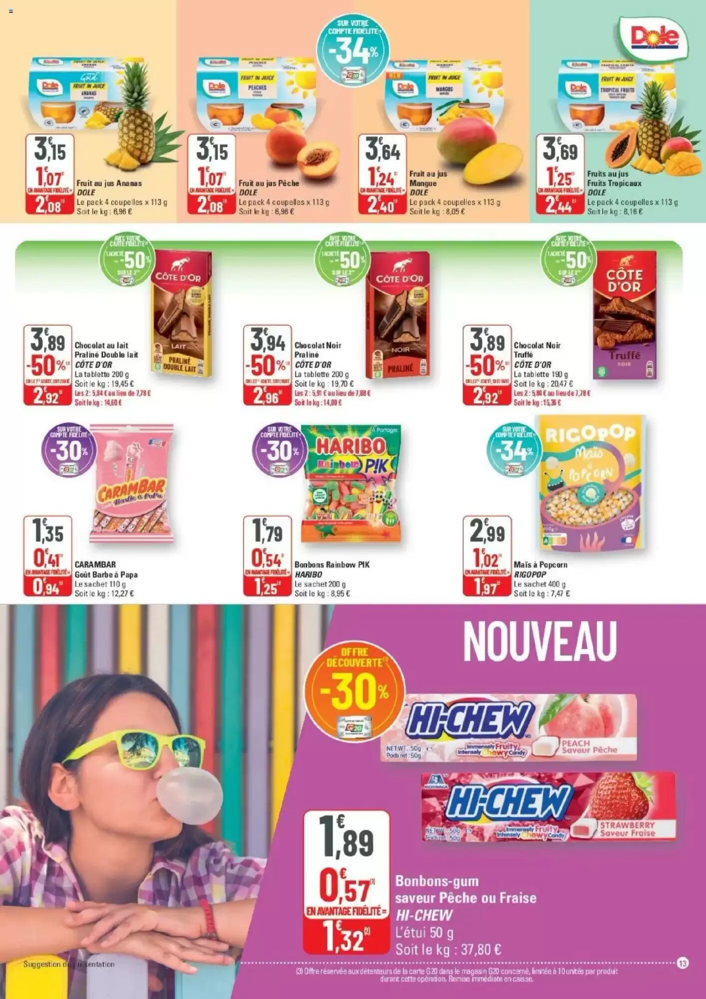 Prospectus promotionnel G20 valable à partir du 20/05/2026 - Page 13.