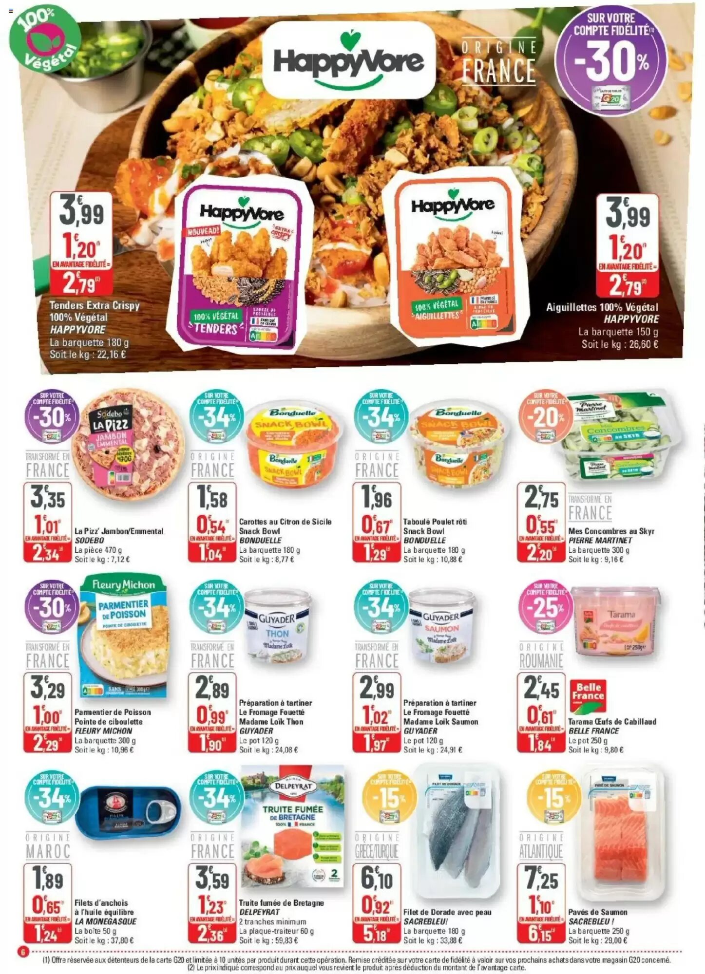 Prospectus promotionnel G20 valable à partir du 20/05/2026 - Page 6.