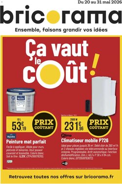 Prospectus promotionnel Bricorama valable à partir du 20/05/2026
