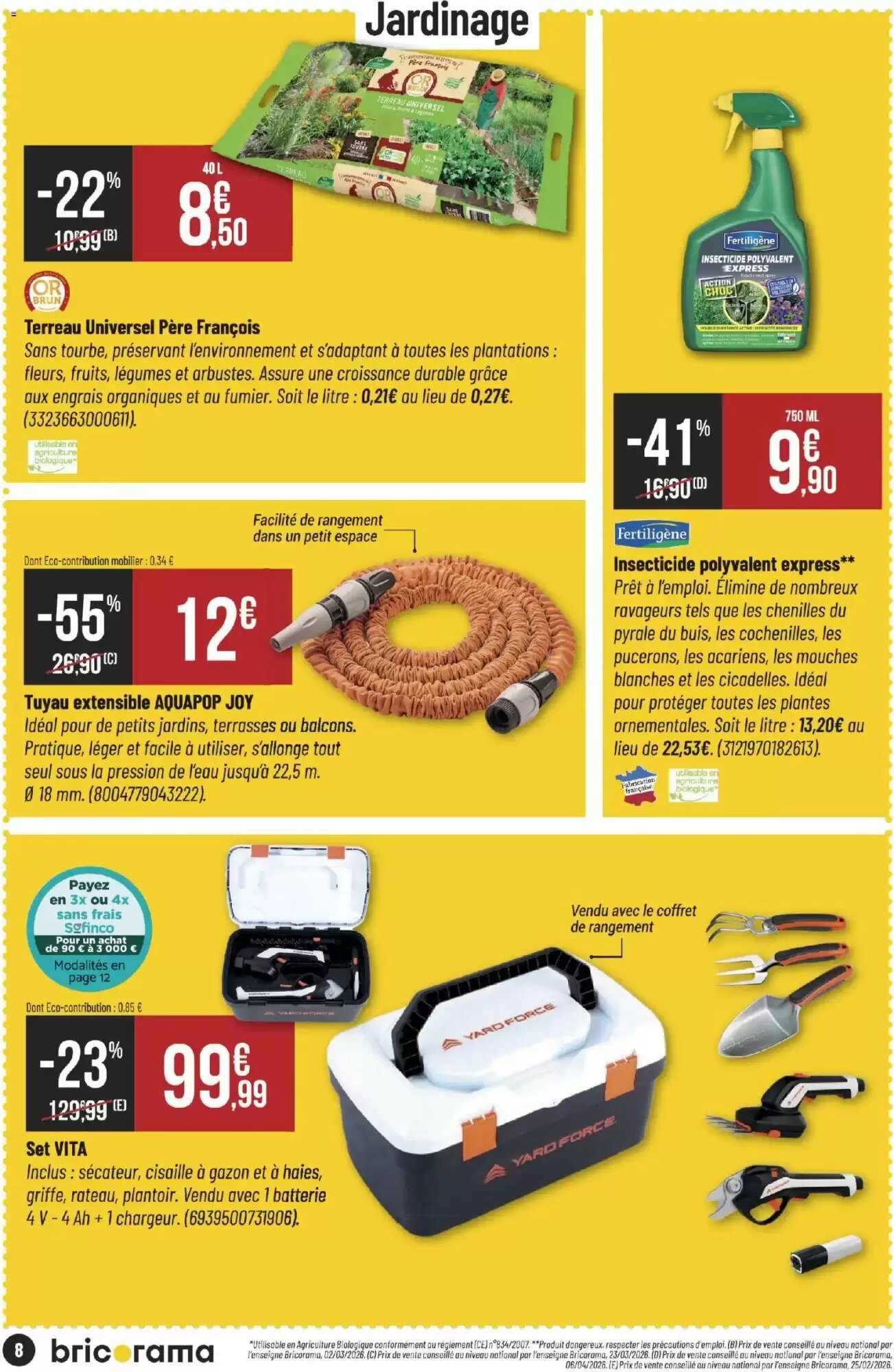Prospectus promotionnel Bricorama valable à partir du 20/05/2026 - Page 8.