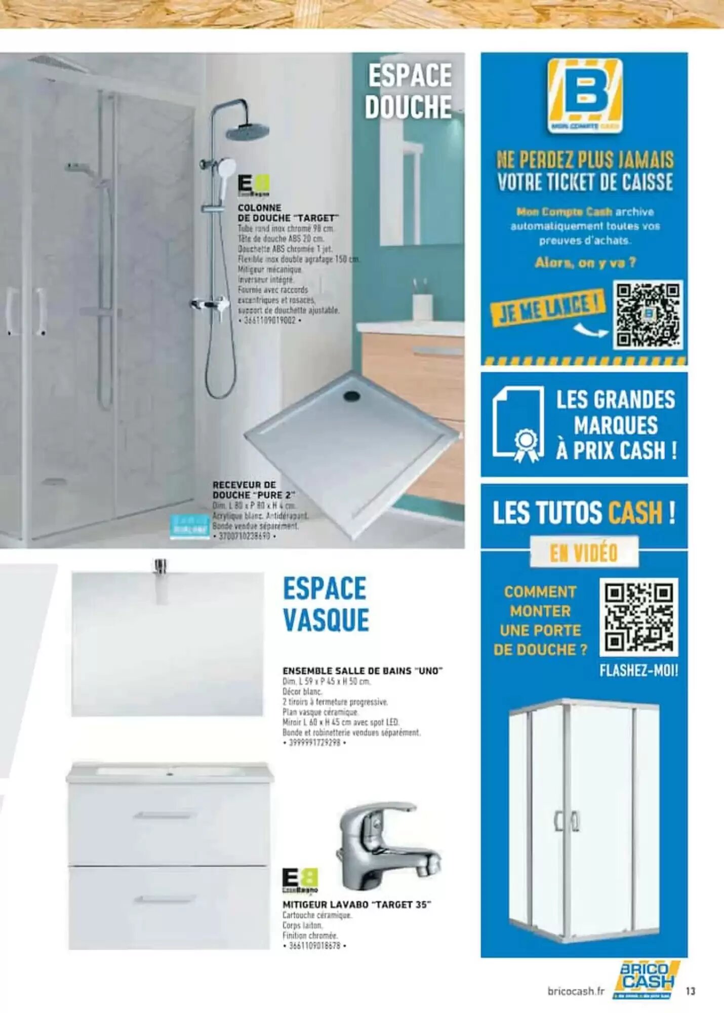 Prospectus promotionnel Brico Cash valable à partir du 20/05/2026 - Page 13.