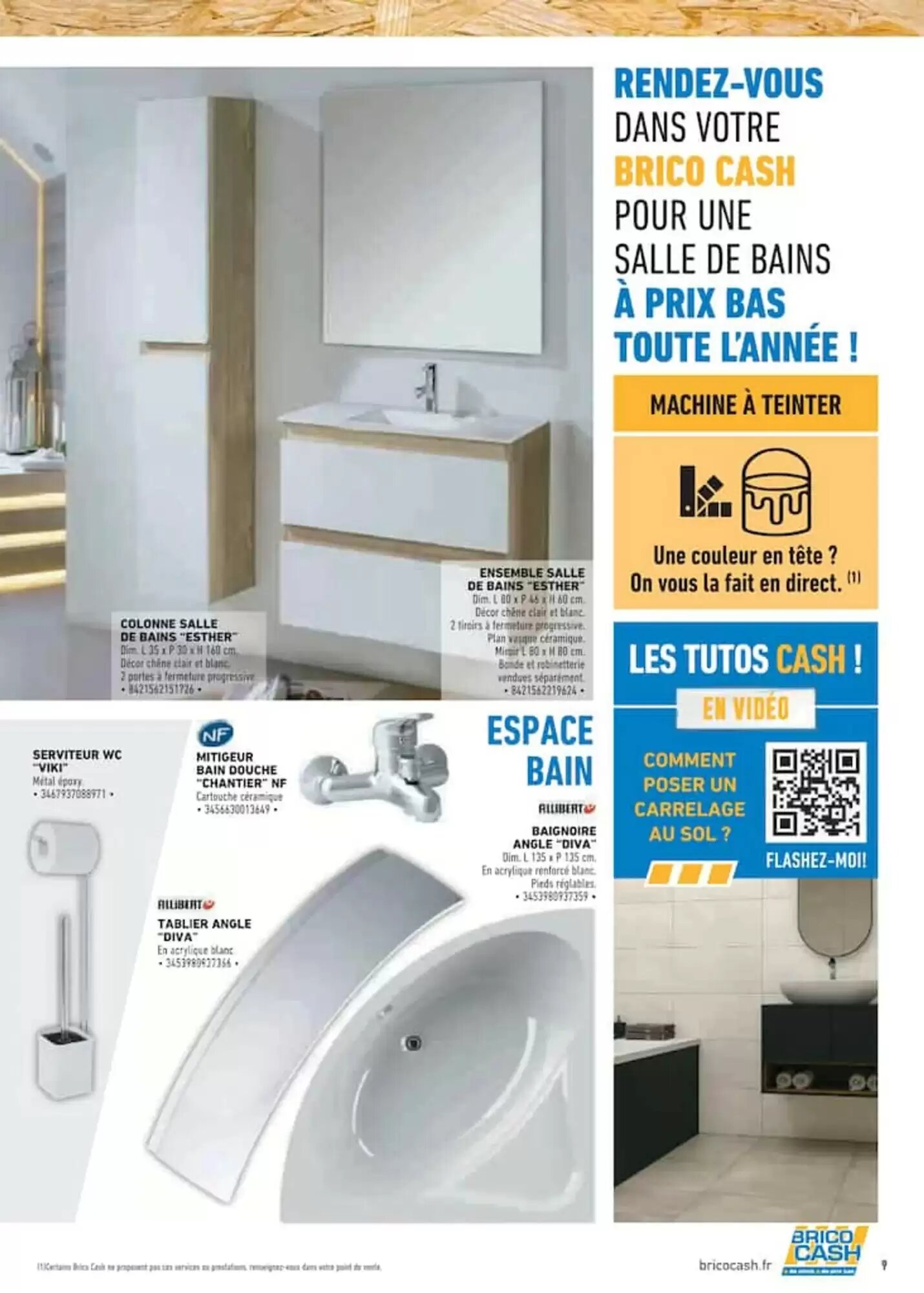 Prospectus promotionnel Brico Cash valable à partir du 20/05/2026 - Page 9.