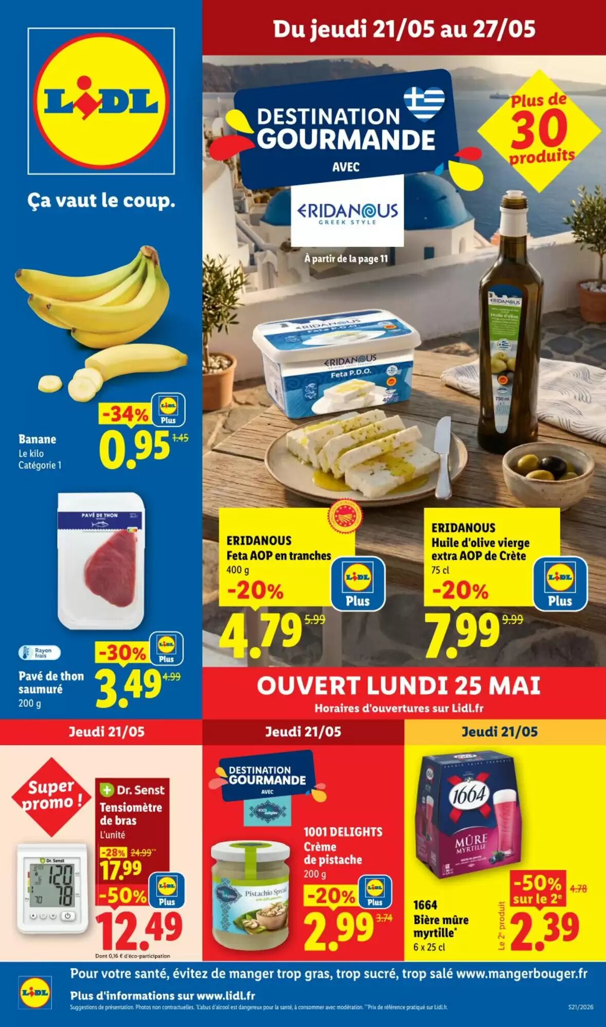 Prospectus promotionnel Lidl valable à partir du 21/05/2026 - Page 1.
