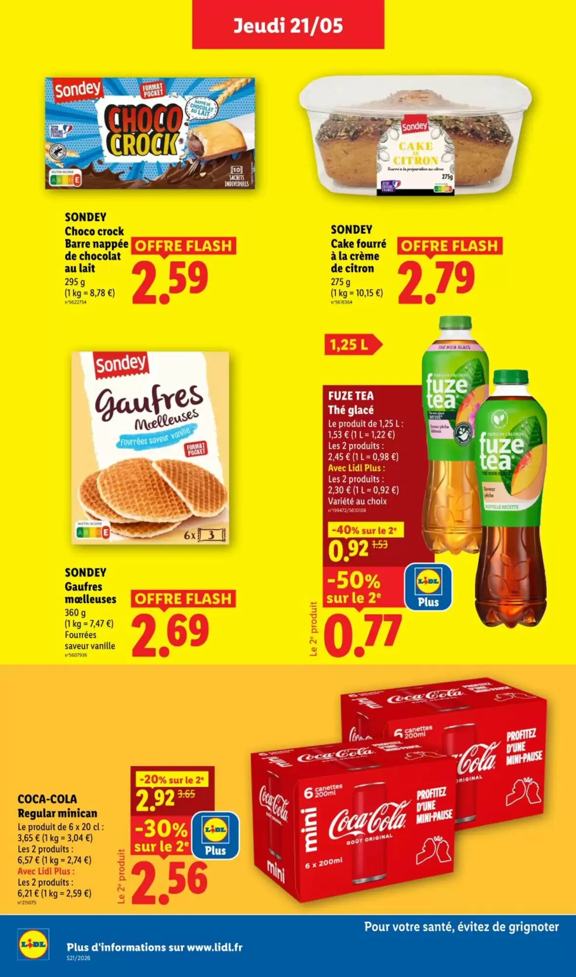 Prospectus promotionnel Lidl valable à partir du 21/05/2026 - Page 22.