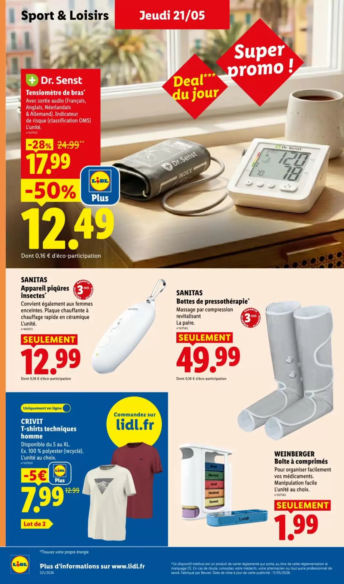 Prospectus promotionnel Lidl valable à partir du 21/05/2026 - Page 36.