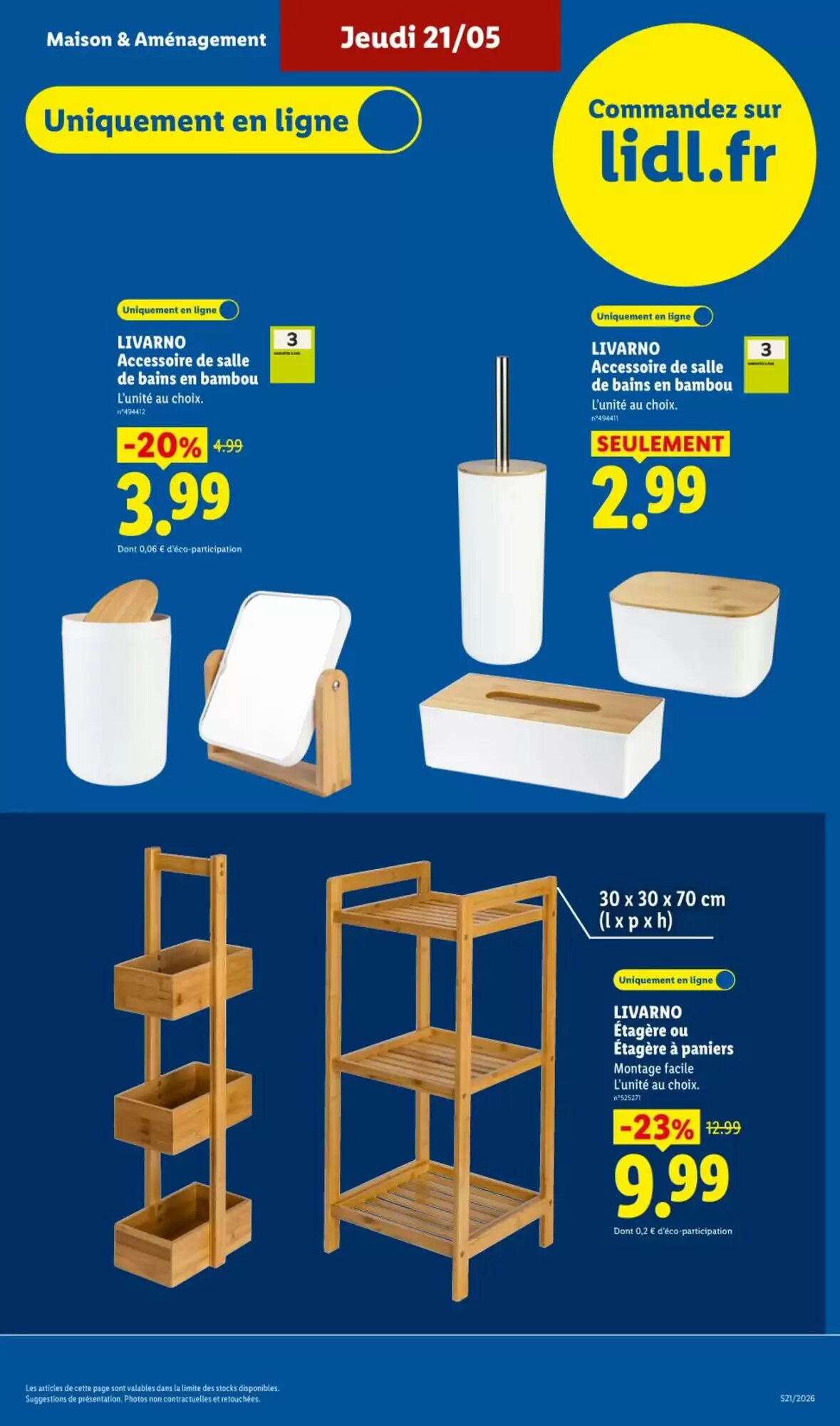 Prospectus promotionnel Lidl valable à partir du 21/05/2026 - Page 45.