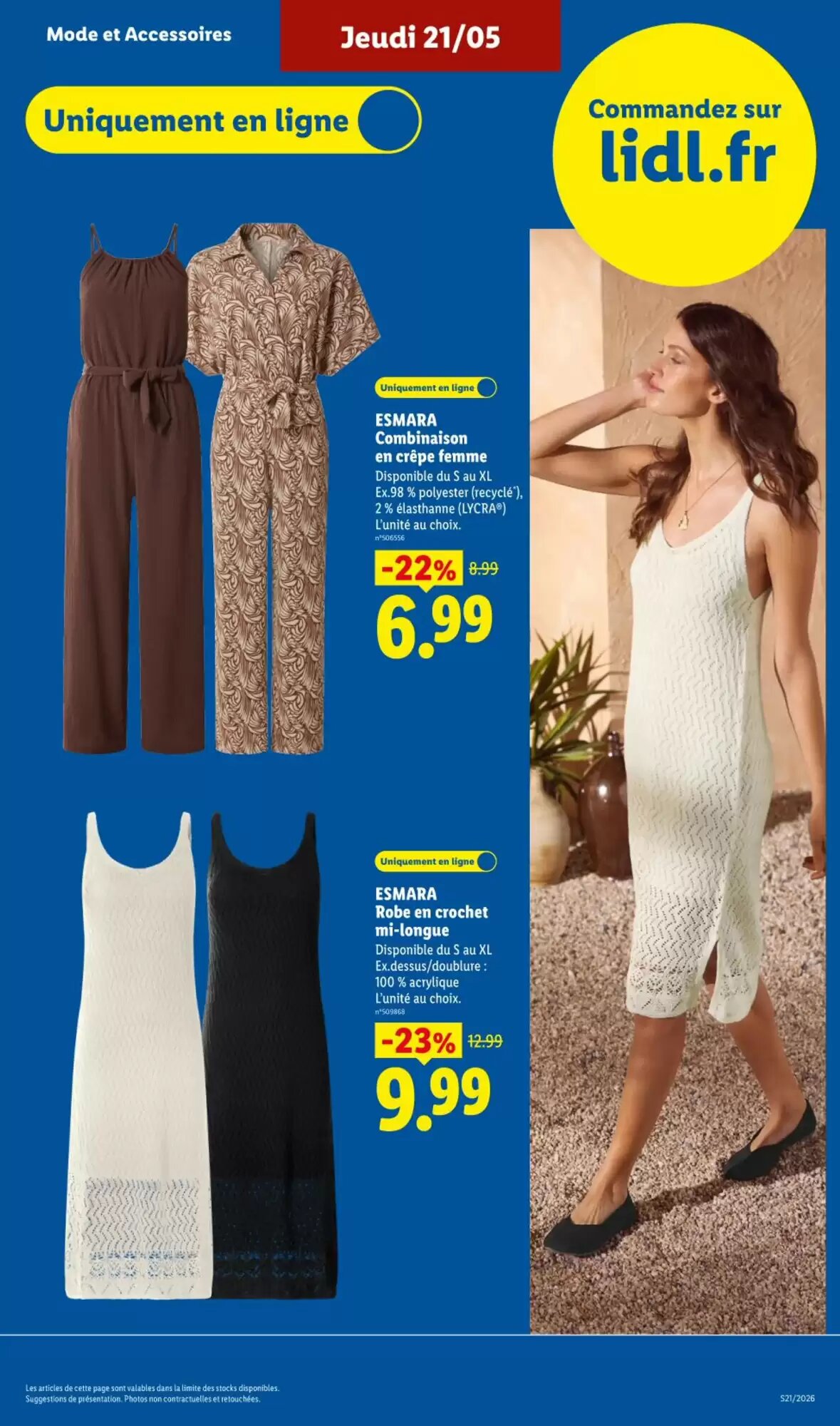 Prospectus promotionnel Lidl valable à partir du 21/05/2026 - Page 47.