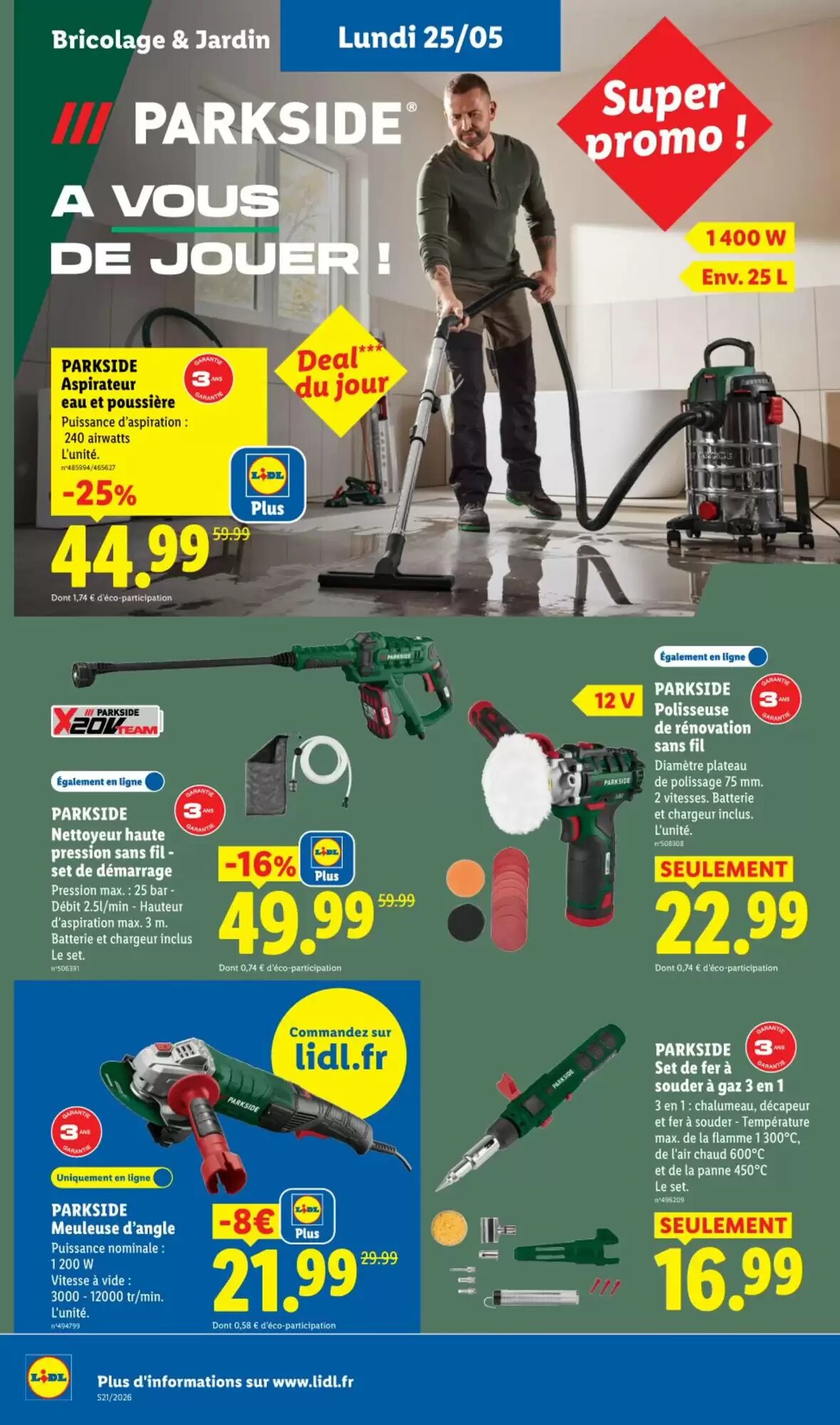 Prospectus promotionnel Lidl valable à partir du 21/05/2026 - Page 48.