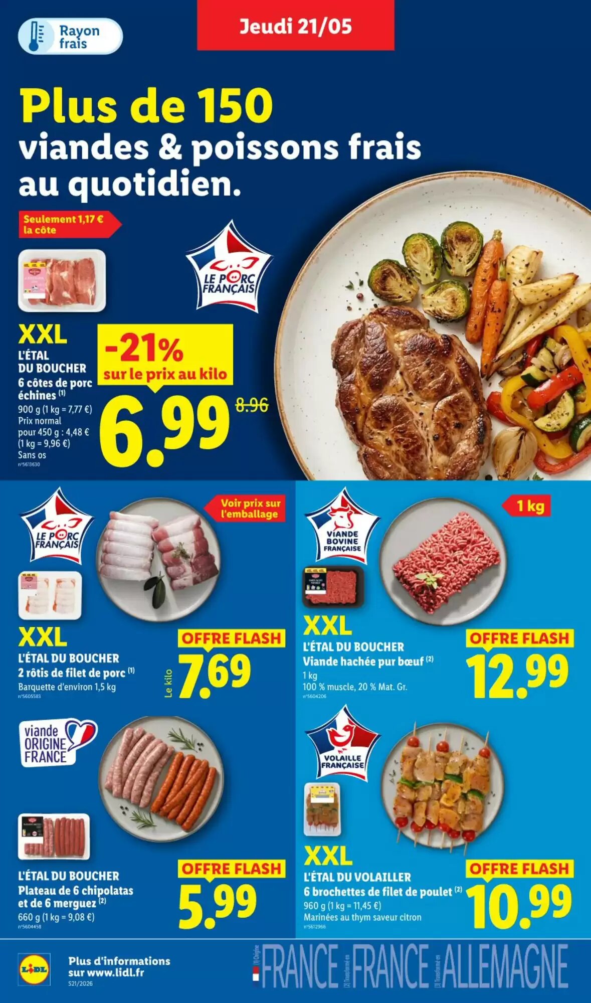 Prospectus promotionnel Lidl valable à partir du 21/05/2026 - Page 6.