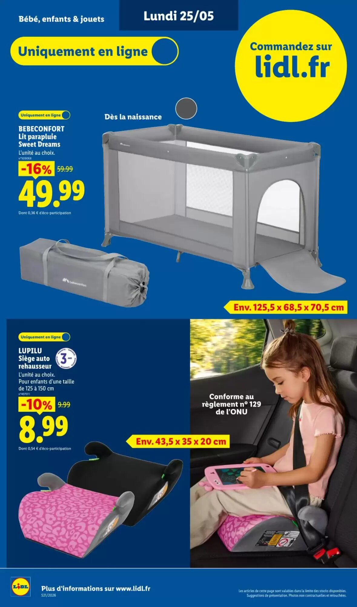 Prospectus promotionnel Lidl valable à partir du 21/05/2026 - Page 63.