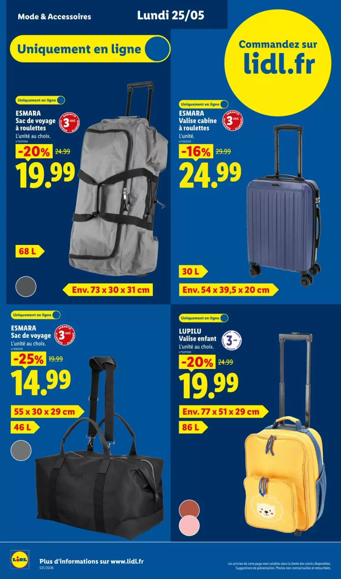 Prospectus promotionnel Lidl valable à partir du 21/05/2026 - Page 65.