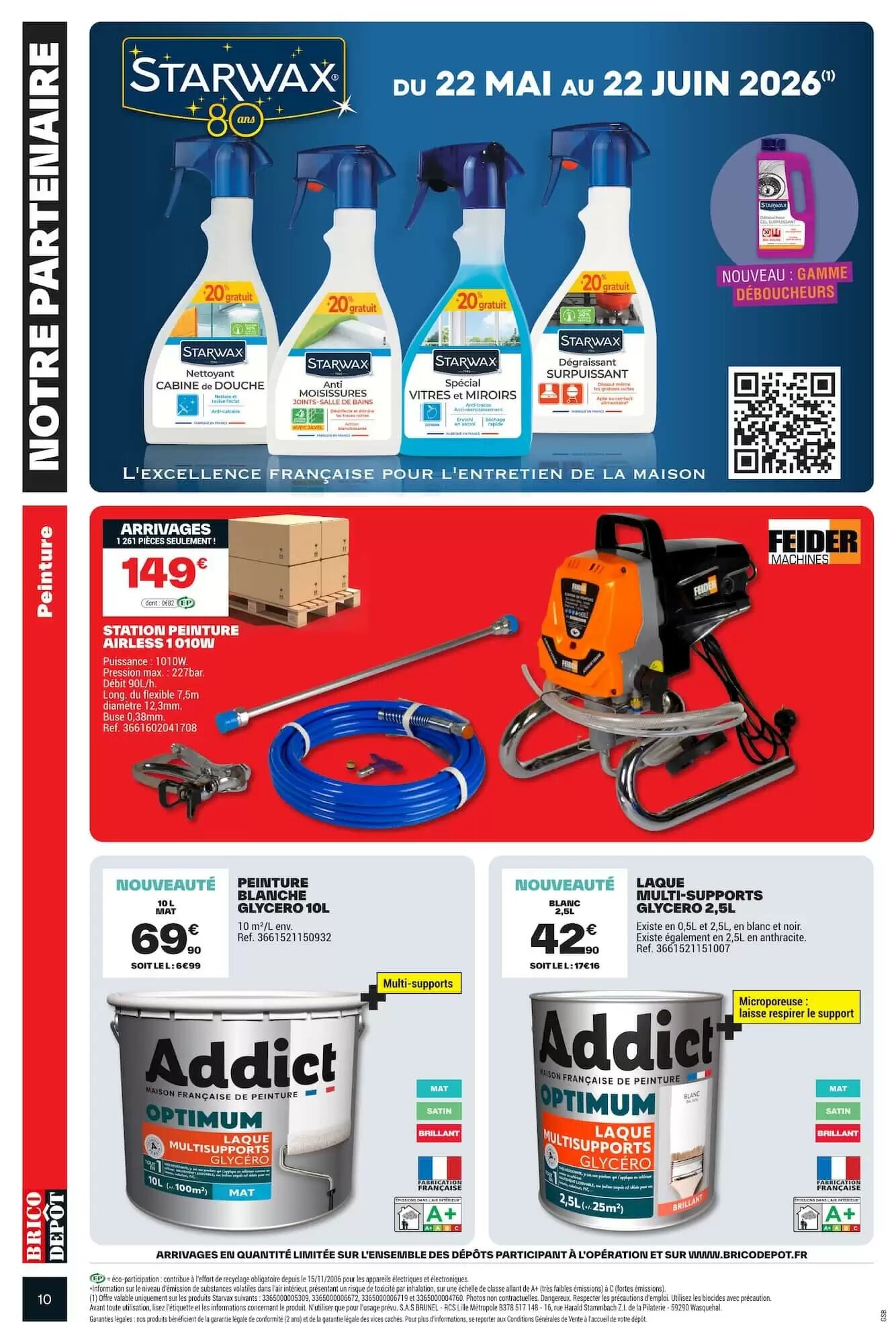 Prospectus promotionnel Brico Dépôt valable à partir du 22/05/2026 - Page 10.