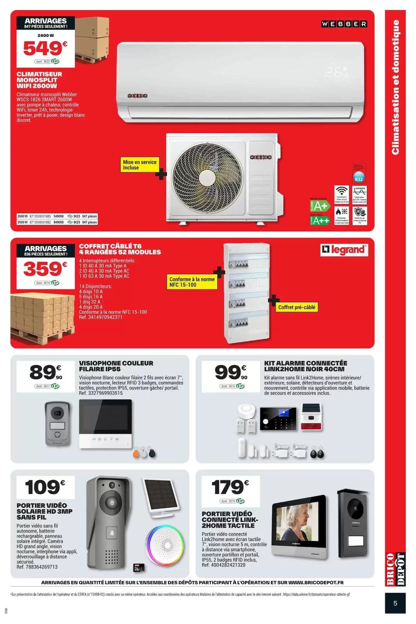 Prospectus promotionnel Brico Dépôt valable à partir du 22/05/2026 - Page 5.