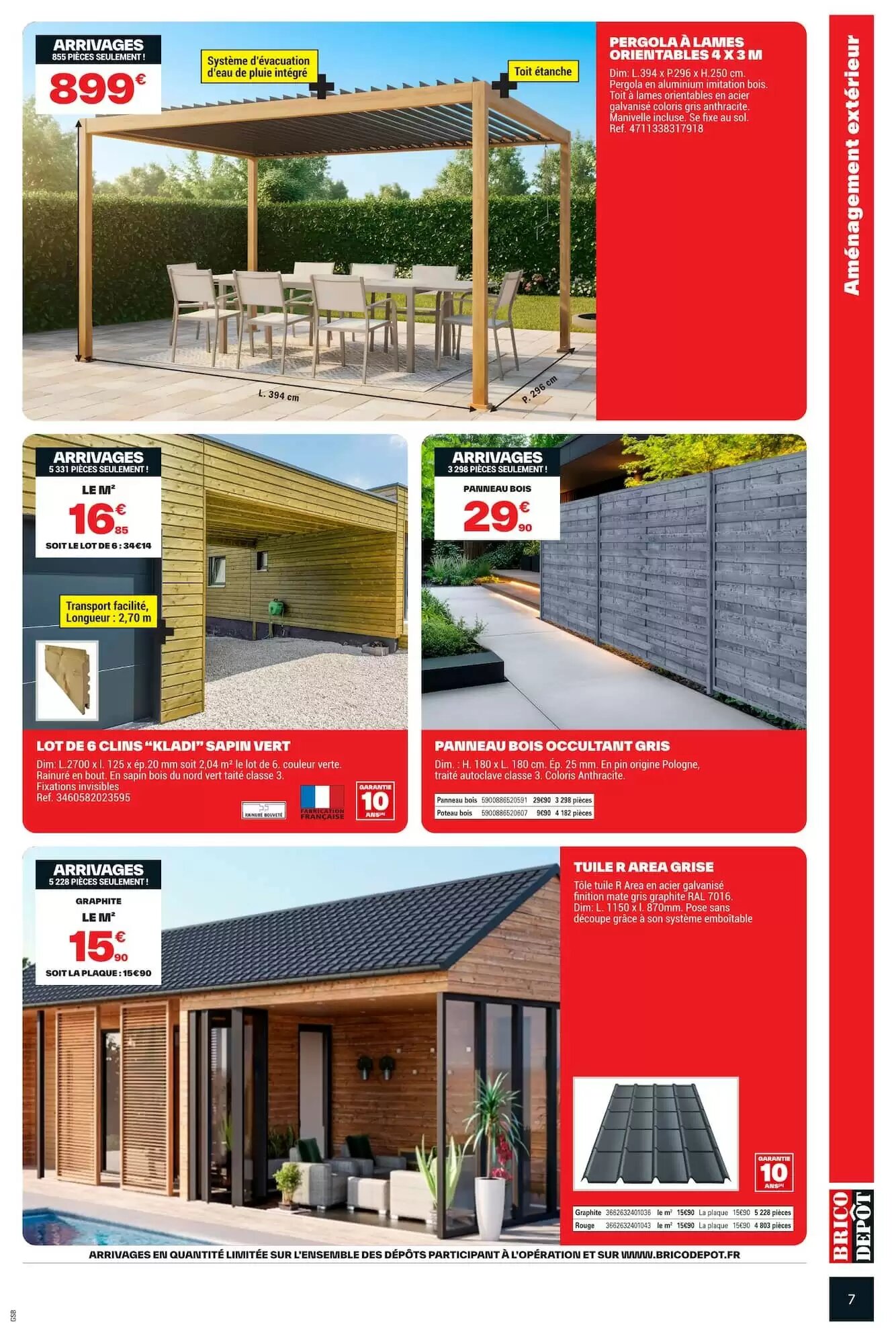 Prospectus promotionnel Brico Dépôt valable à partir du 22/05/2026 - Page 7.