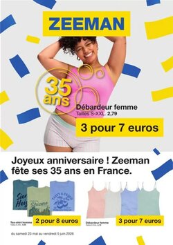 Prospectus promotionnel Zeeman valable à partir du 23/05/2026