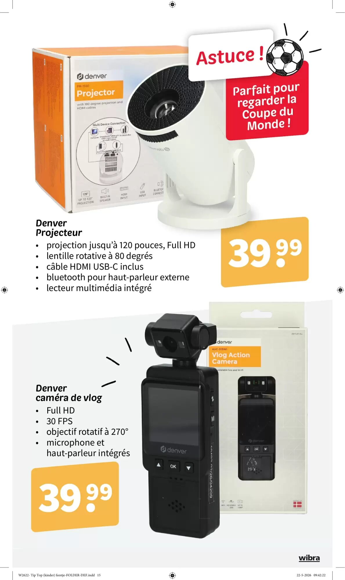 Prospectus promotionnel Wibra valable à partir du 25/05/2026 - Page 15.