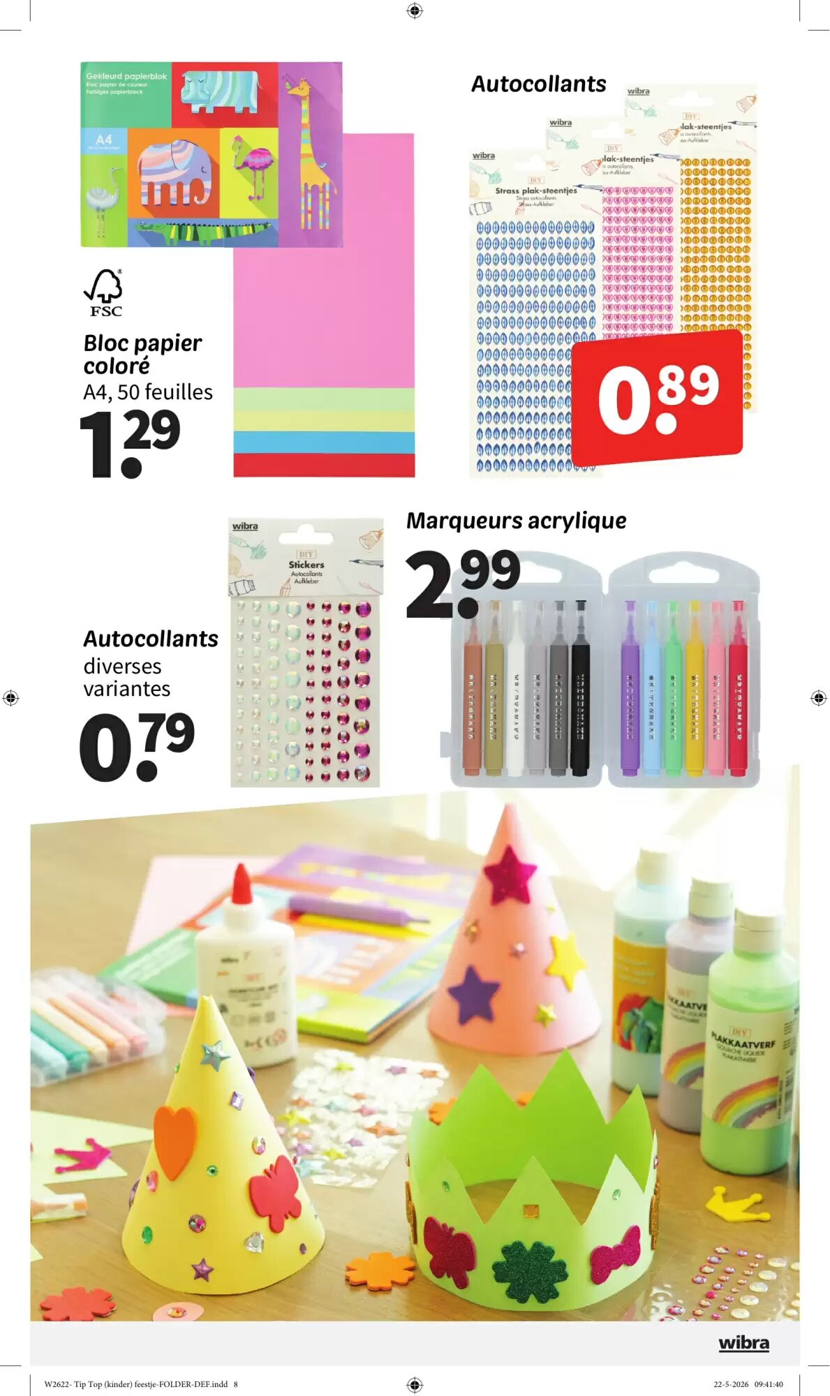 Prospectus promotionnel Wibra valable à partir du 25/05/2026 - Page 8.