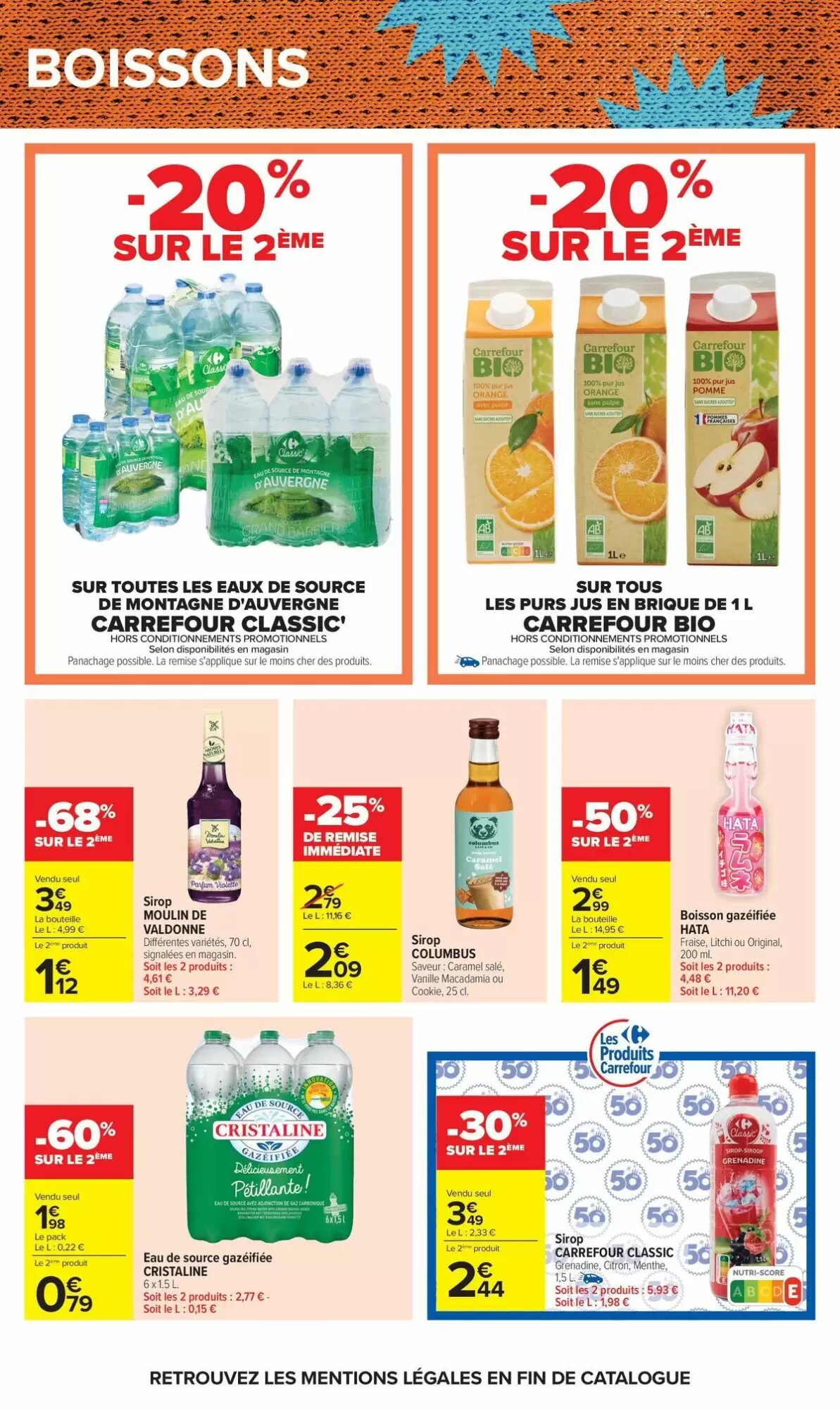Prospectus promotionnel Carrefour valable à partir du 26/05/2026 - Page 50.