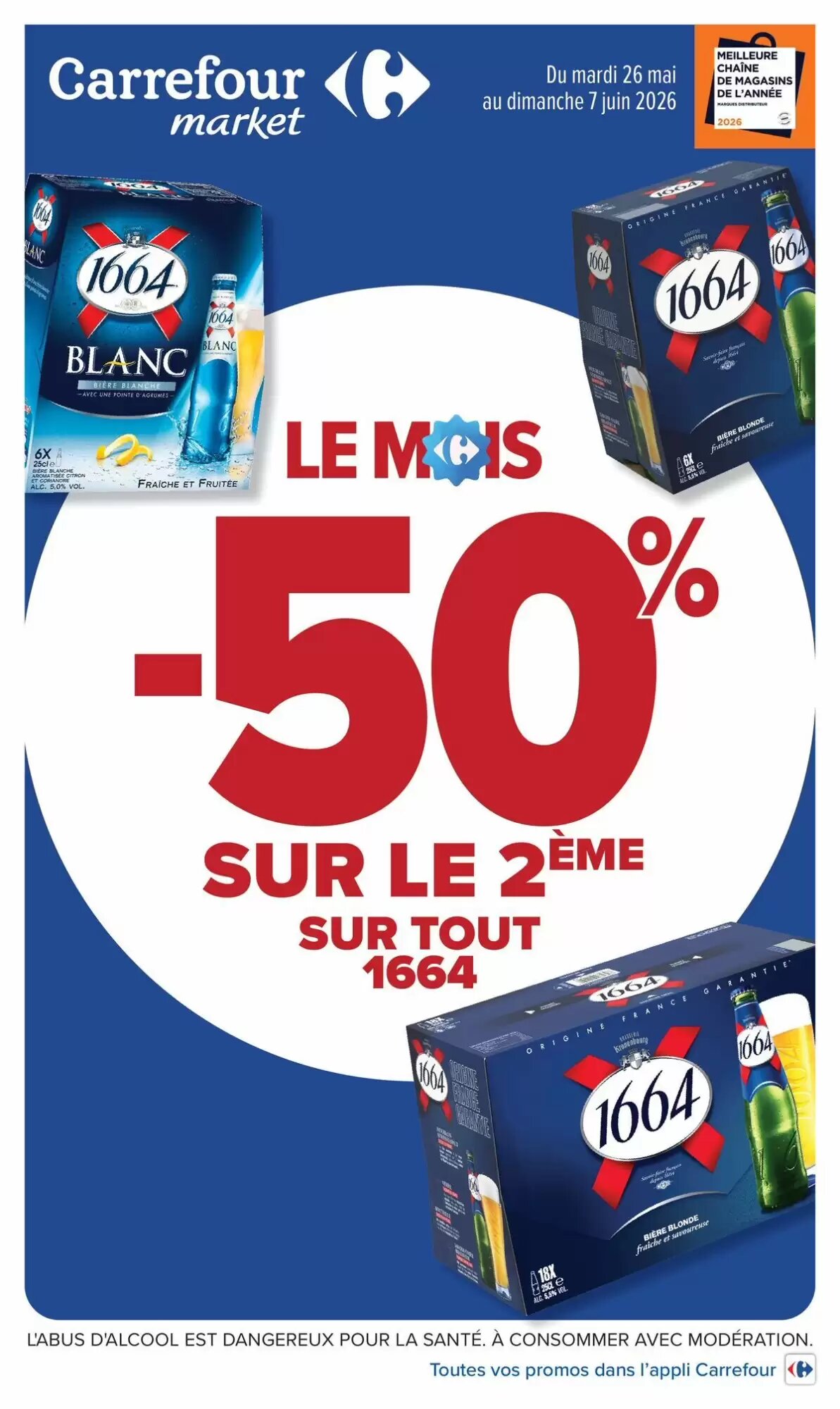 Prospectus promotionnel Carrefour Market valable à partir du 26/05/2026 - Page 1.