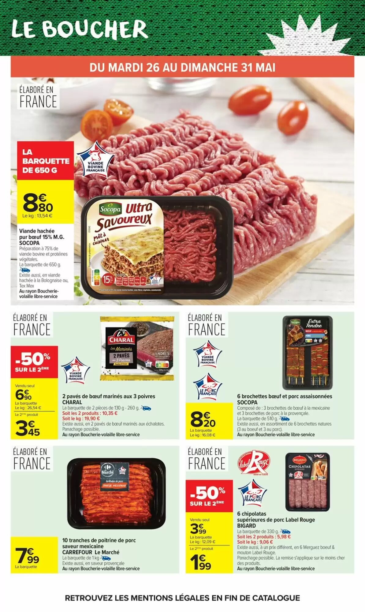 Prospectus promotionnel Carrefour Market valable à partir du 26/05/2026 - Page 11.