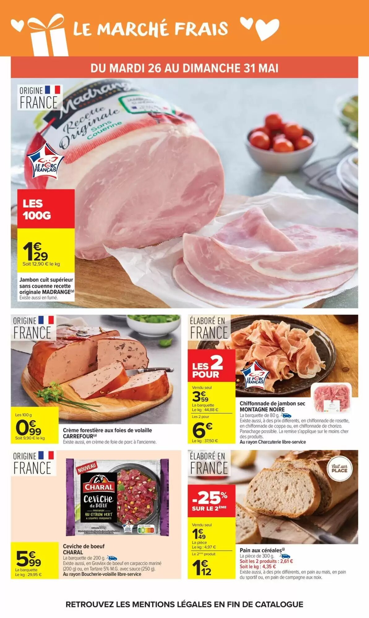 Prospectus promotionnel Carrefour Market valable à partir du 26/05/2026 - Page 44.