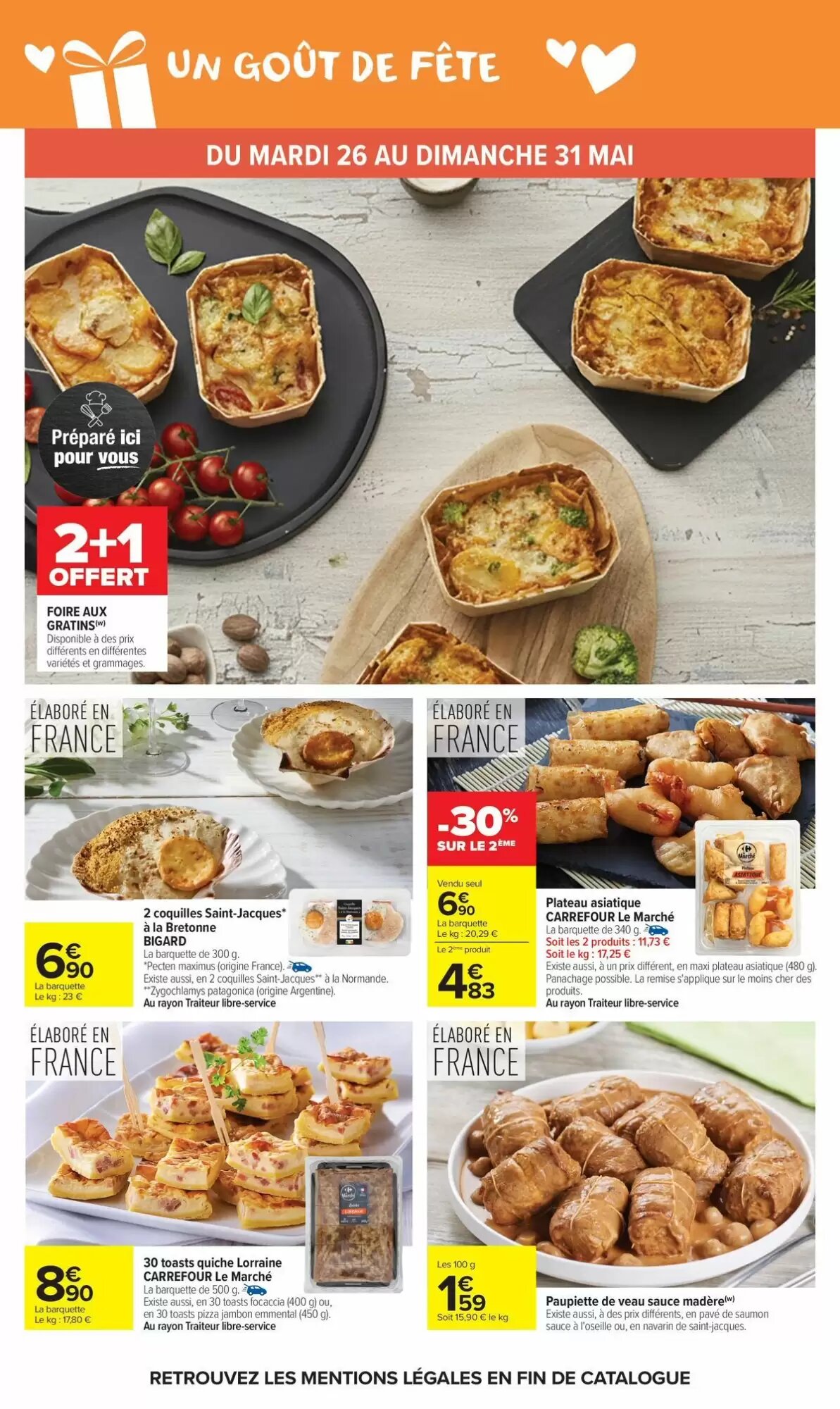 Prospectus promotionnel Carrefour Market valable à partir du 26/05/2026 - Page 48.