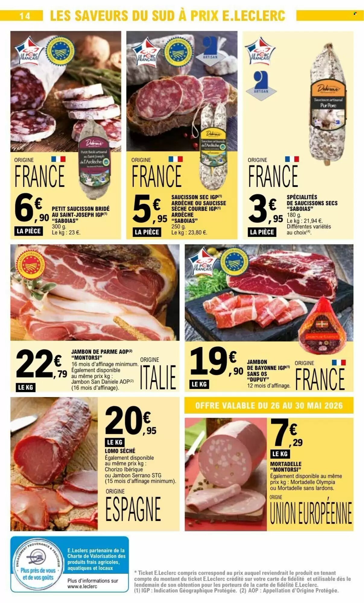 Prospectus promotionnel E.Leclerc valable à partir du 26/05/2026 - Page 14.