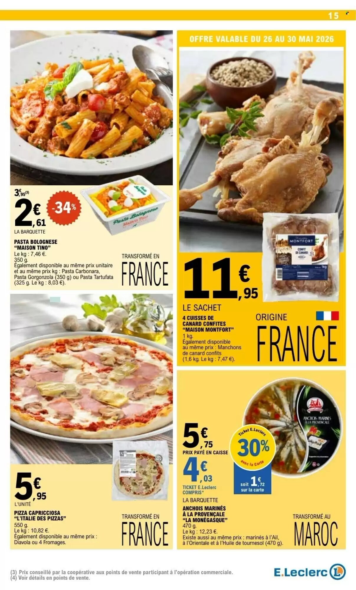 Prospectus promotionnel E.Leclerc valable à partir du 26/05/2026 - Page 15.