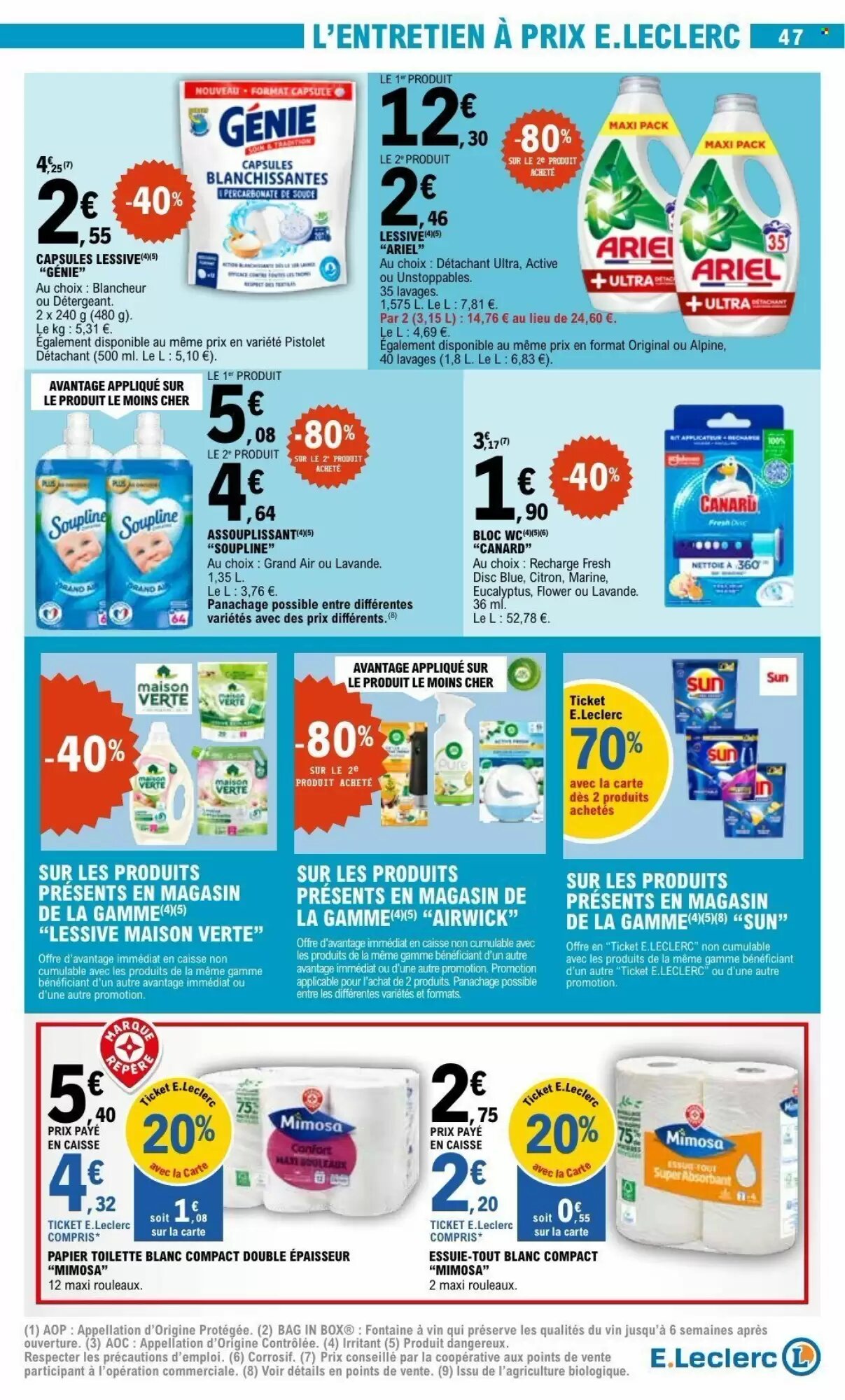 Prospectus promotionnel E.Leclerc valable à partir du 26/05/2026 - Page 47.