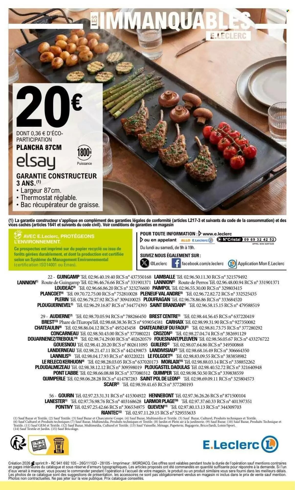 Prospectus promotionnel E.Leclerc valable à partir du 26/05/2026 - Page 64.