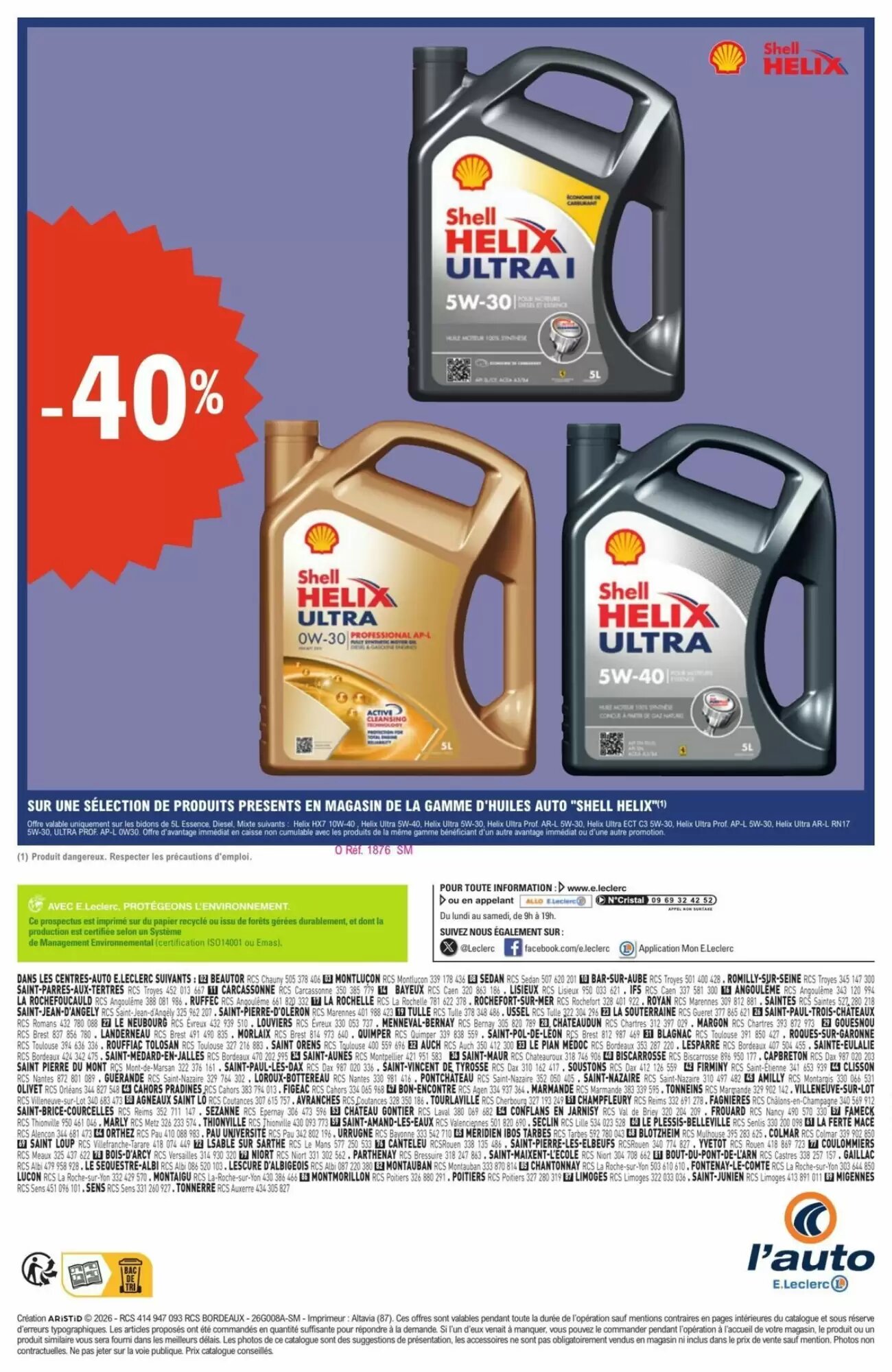 Prospectus promotionnel E.Leclerc L'Auto valable à partir du 26/05/2026 - Page 12.