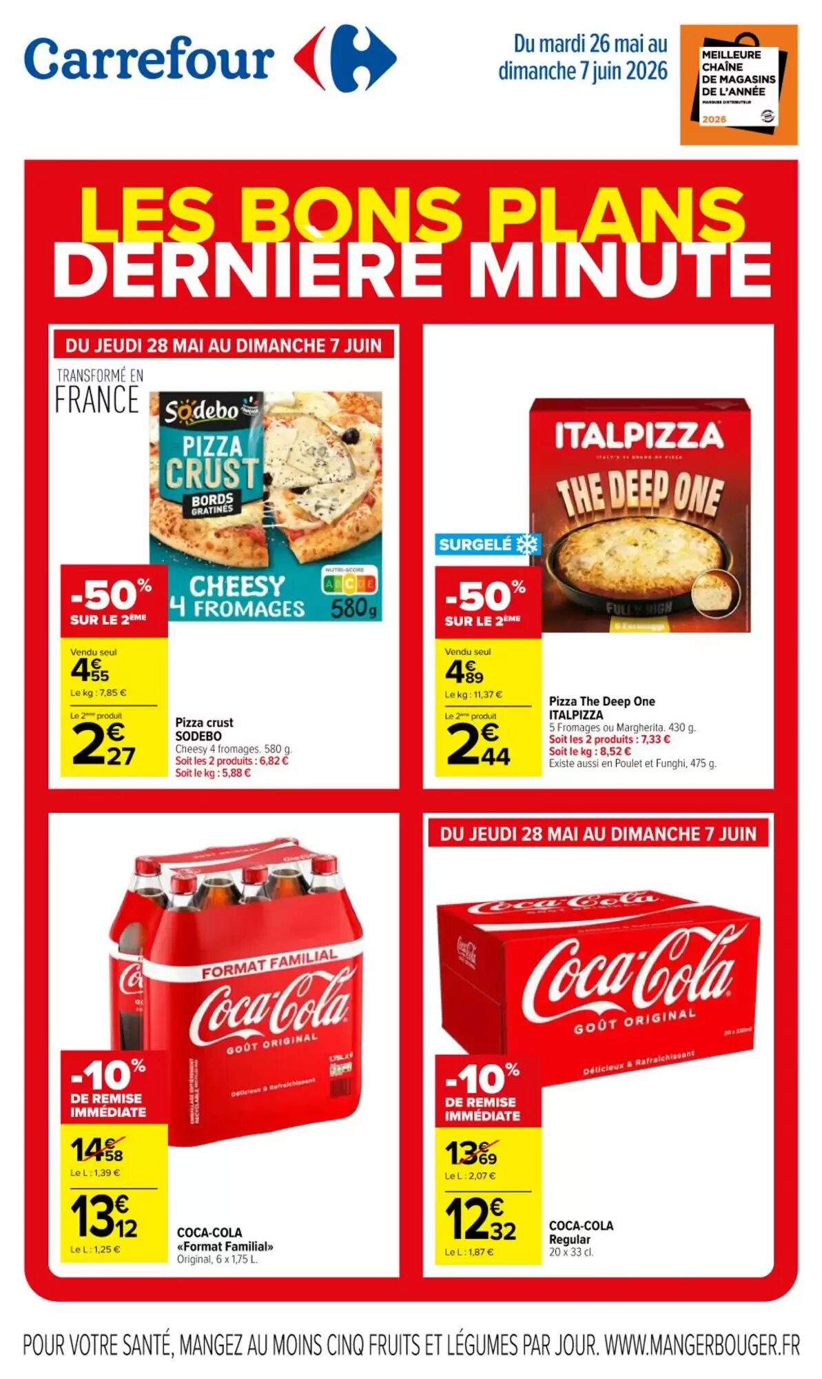 Prospectus promotionnel Carrefour valable à partir du 26/05/2026 - Page 1.
