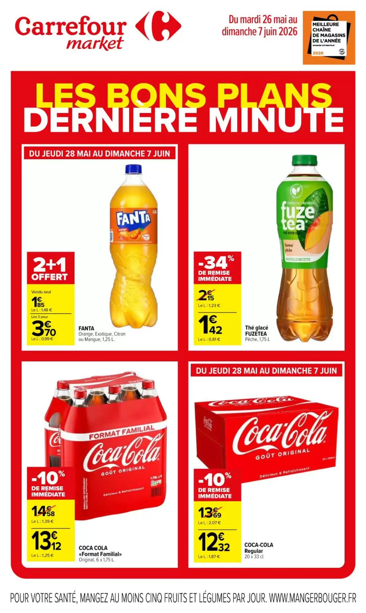 Prospectus promotionnel Carrefour Market valable à partir du 26/05/2026 - Page 1.