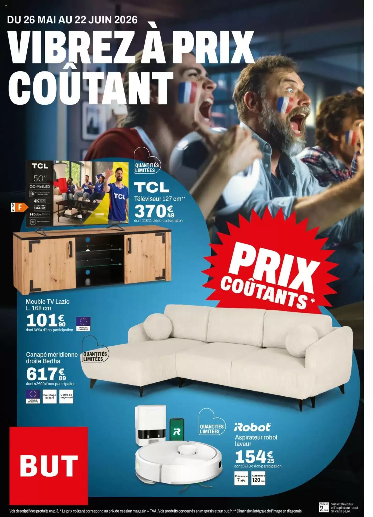 Prospectus promotionnel BUT valable à partir du 26/05/2026 - Page 1.