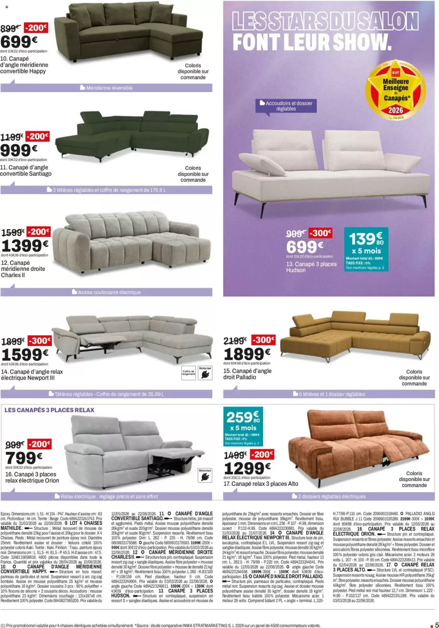 Prospectus promotionnel BUT valable à partir du 26/05/2026 - Page 5.