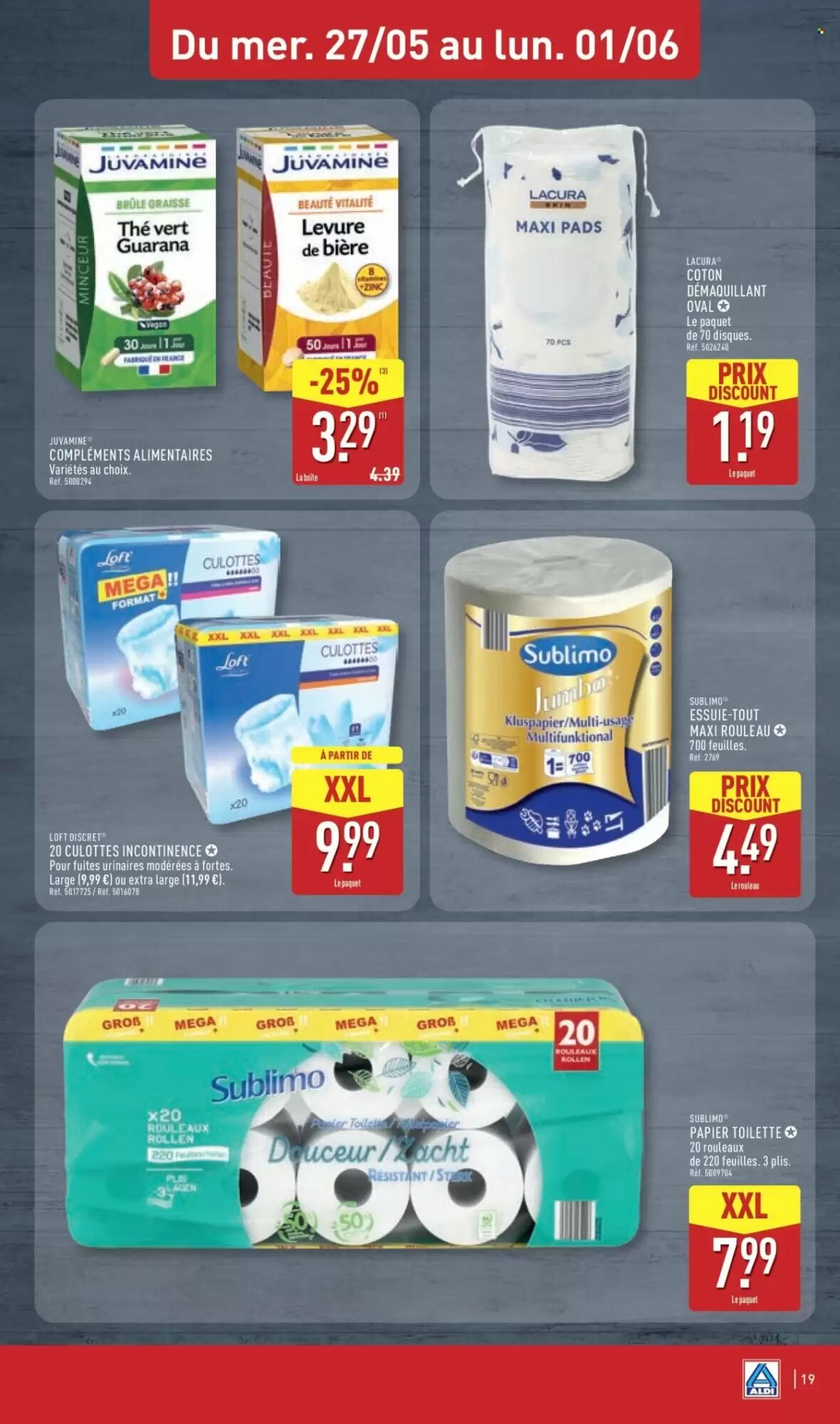 Prospectus promotionnel ALDI valable à partir du 27/05/2026 - Page 21.