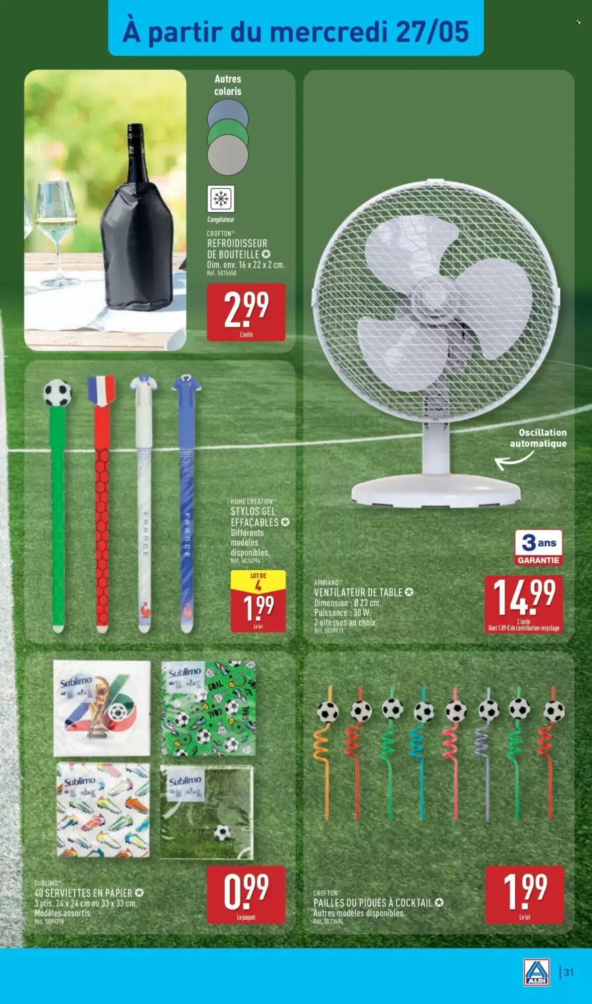Prospectus promotionnel ALDI valable à partir du 27/05/2026 - Page 33.