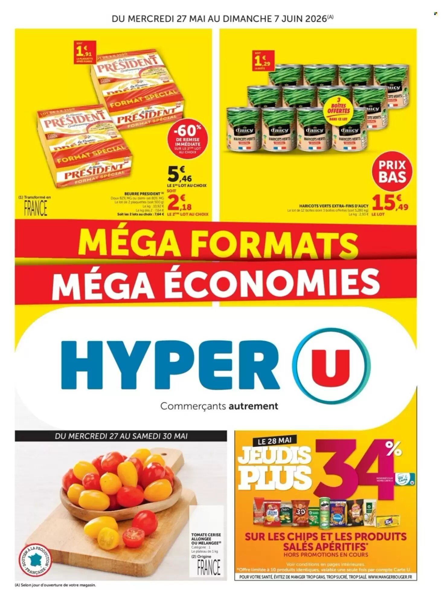 Prospectus promotionnel Hyper U valable à partir du 27/05/2026 - Page 1.