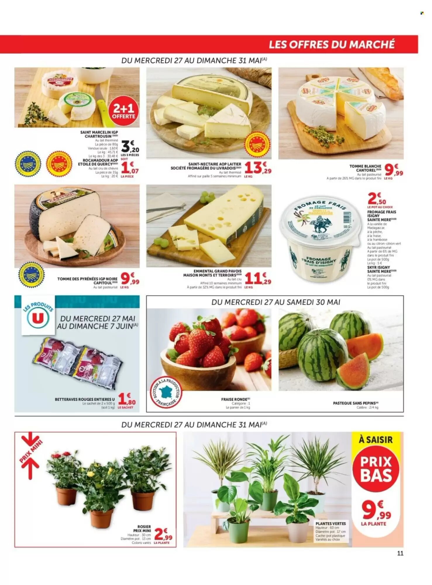 Prospectus promotionnel Super U valable à partir du 27/05/2026 - Page 11.