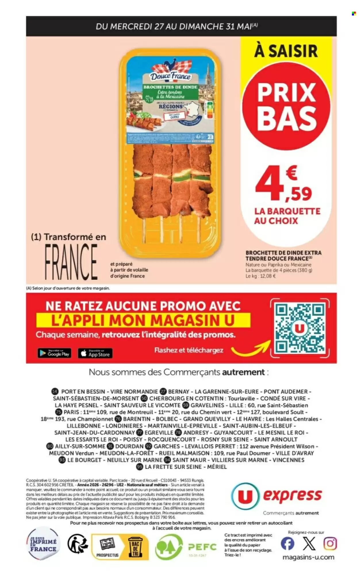 Prospectus promotionnel U Express valable à partir du 27/05/2026 - Page 12.