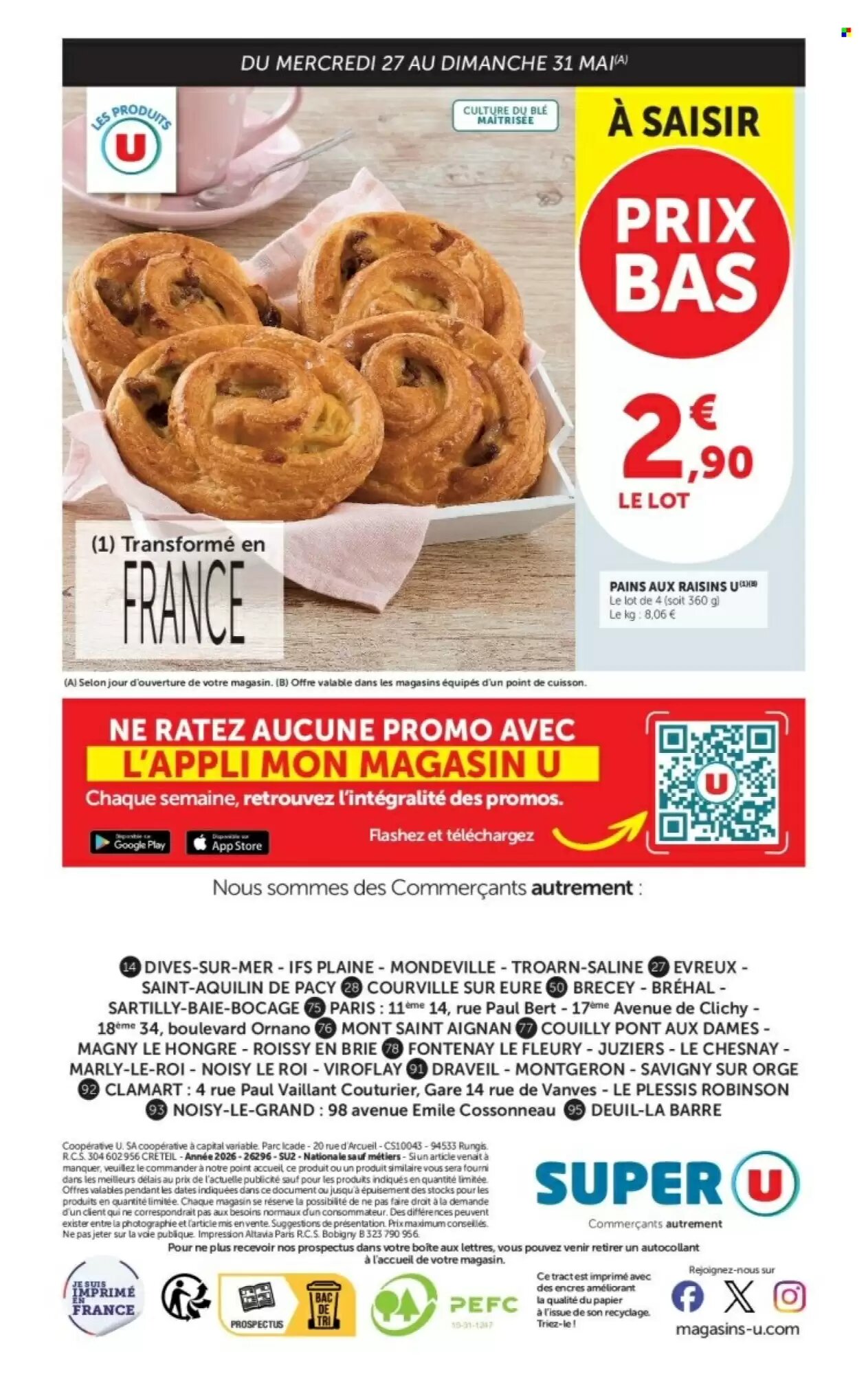 Prospectus promotionnel Super U valable à partir du 27/05/2026 - Page 12.