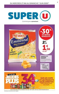 Prospectus promotionnel Super U valable à partir du 27/05/2026