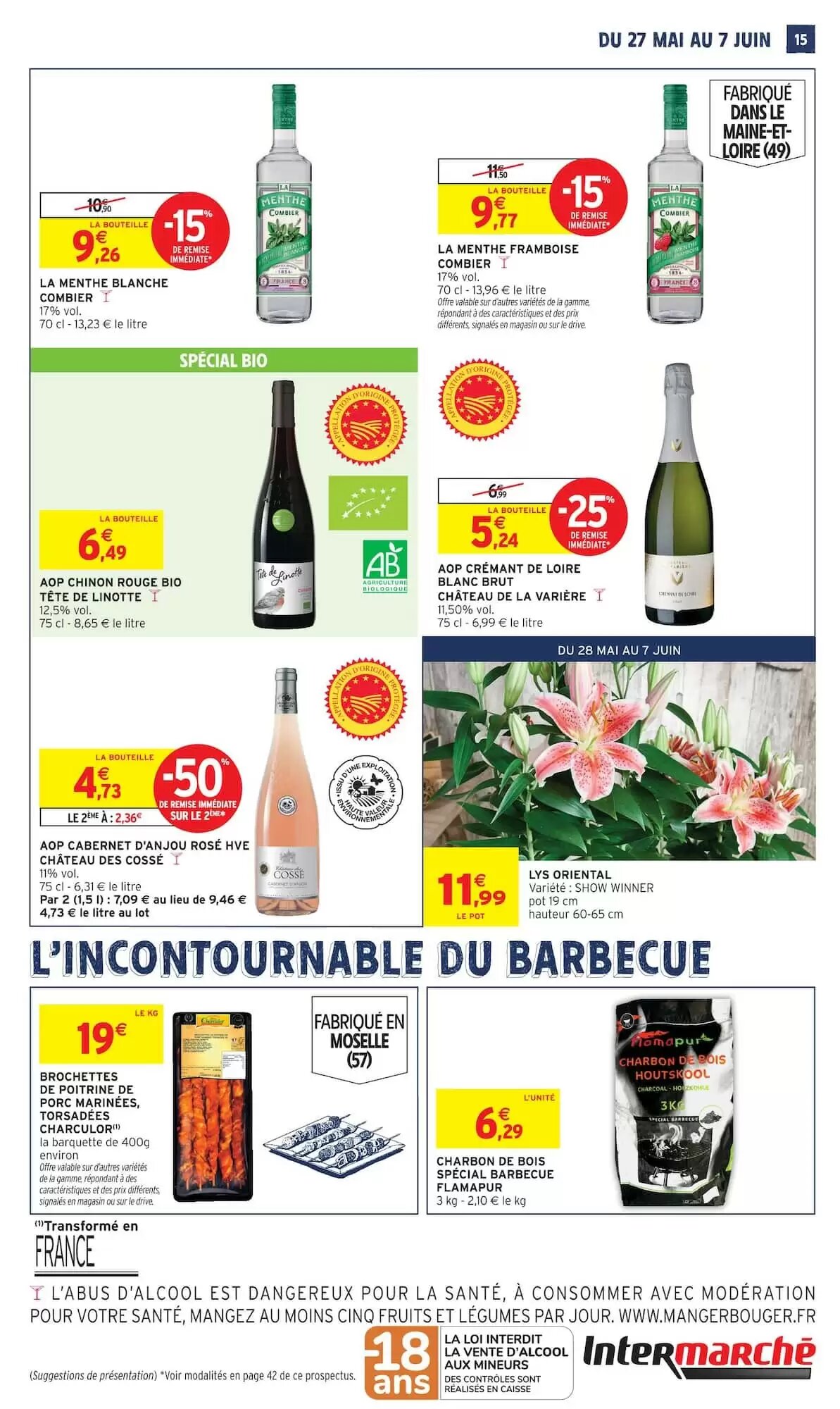 Prospectus promotionnel Intermarché valable à partir du 27/05/2026 - Page 15.