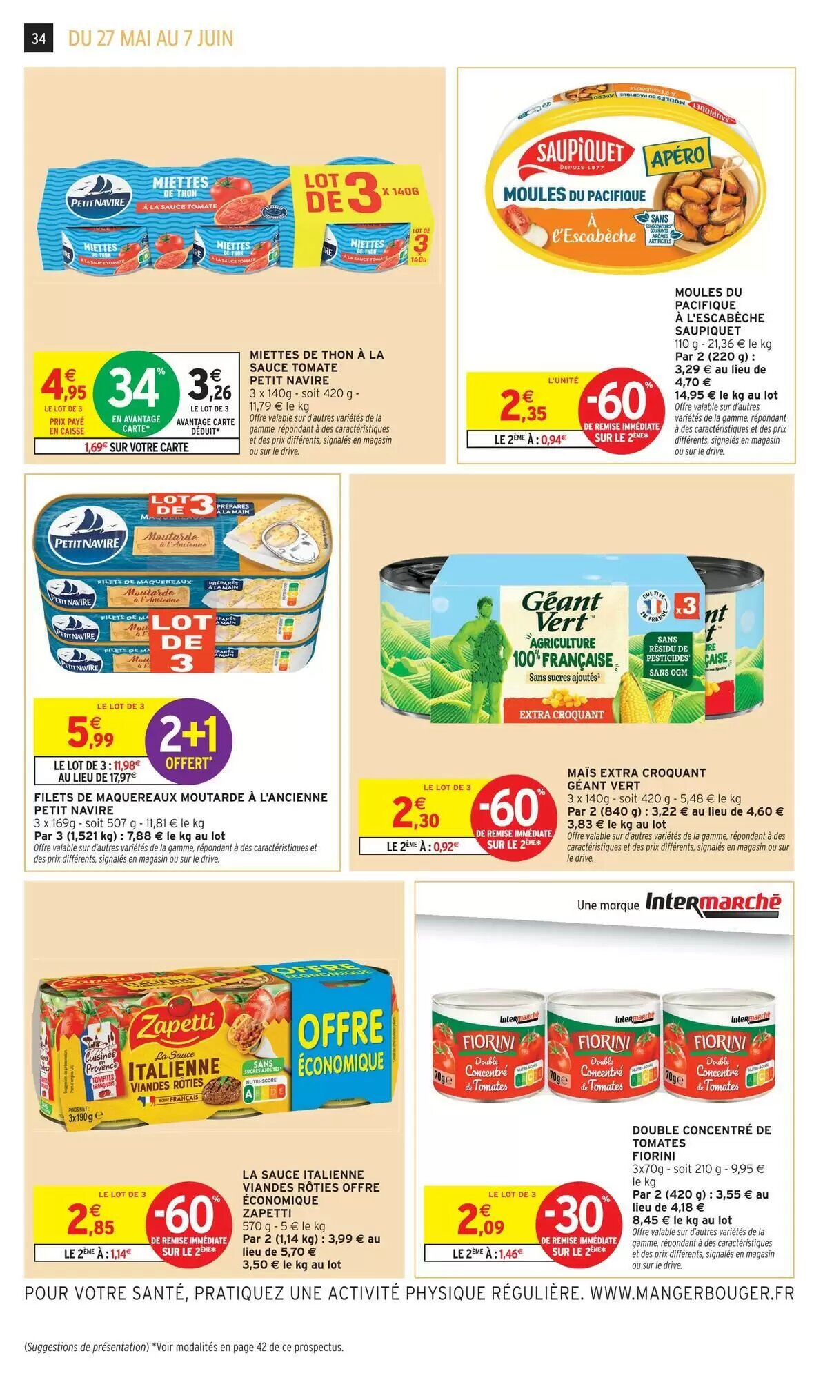 Prospectus promotionnel Intermarché valable à partir du 27/05/2026 - Page 34.