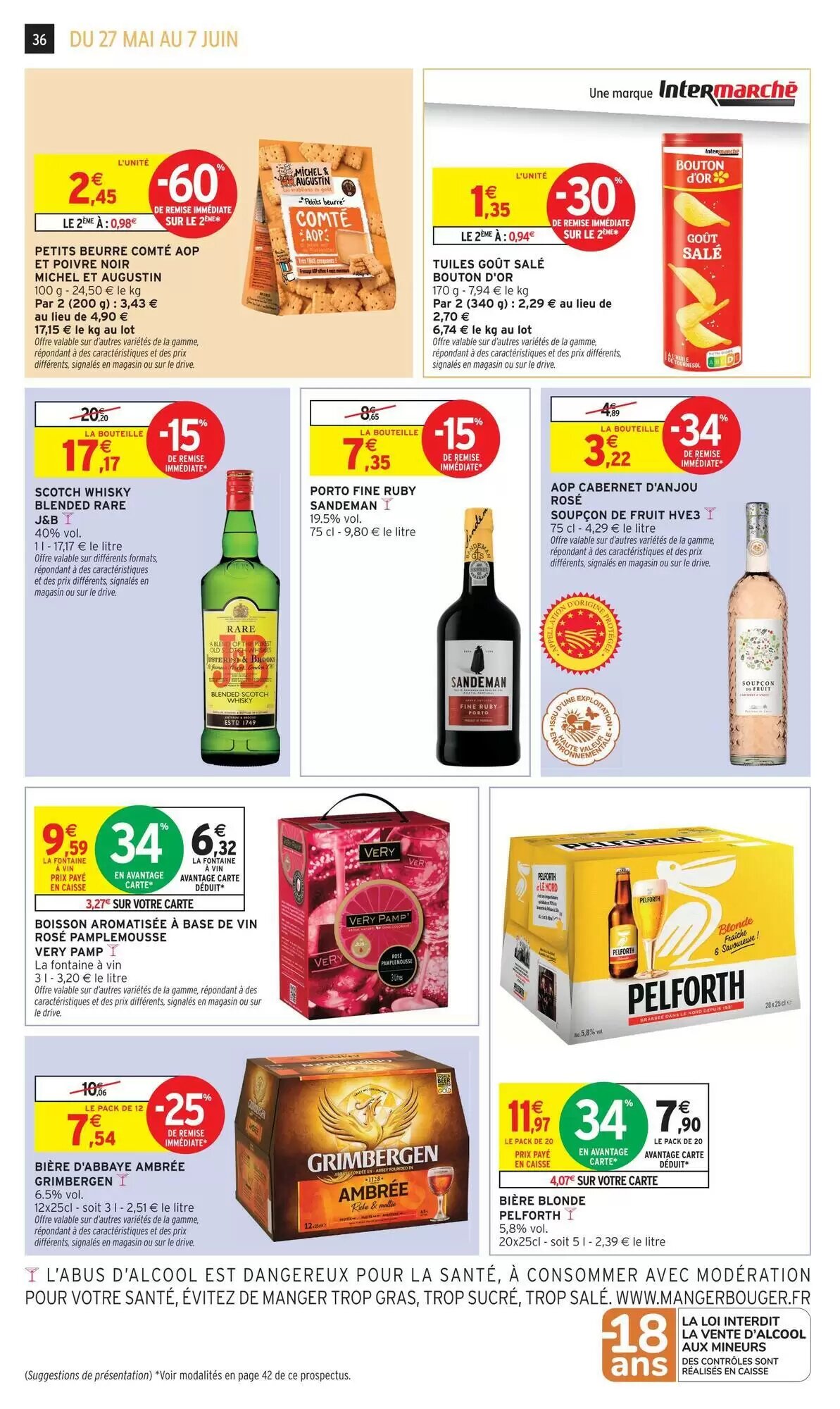 Prospectus promotionnel Intermarché valable à partir du 27/05/2026 - Page 36.